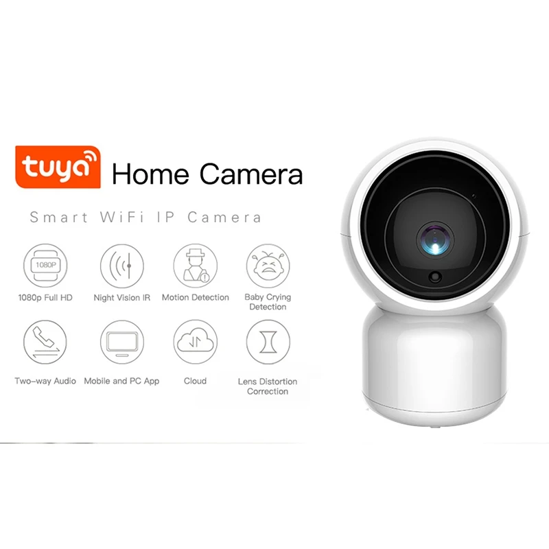 Naujas Tuya 1080P IP Kamera, Wireless WiFi Kamera, Apsaugos Kamera, Lauko Stebėjimo Kameros Darbas Alexa 