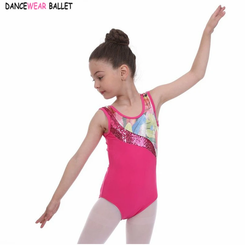 Naujų Mergaičių China Metallic Baleto/Skate Ritmine Gimnastika Leotard/Unitards Blizga Rankovių Bamblys&Paaugliams Vaikams Dancewear