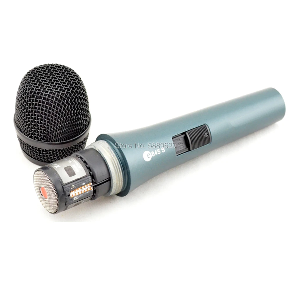 Nemokamas pristatymas, e845S laidinio dinaminis cardioid profesinės vokalinis mikrofonas , laidinis sennheisertype vokalo e845S mikrofonas