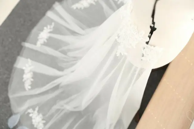 Nuimamas traukinys/Nuimamas Vestuvių suknelė traukinio Nuimamas Katedra Vestuvių Traukinio tiulio sijonas vestuvių priedai pasirinktinis dydis