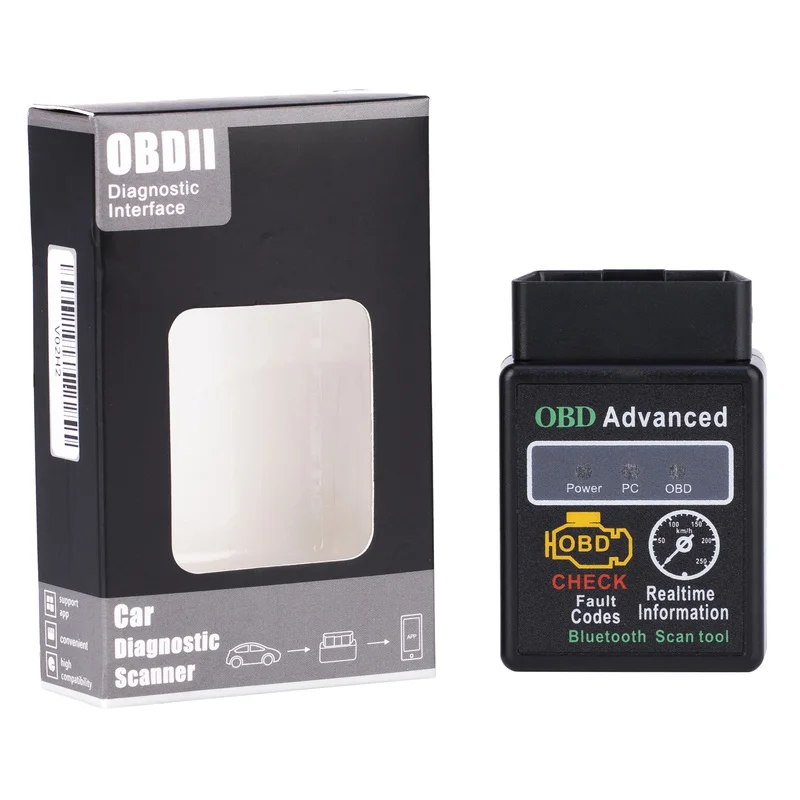 OBD2 Kodo Skaitytuvas ELM327-V1.5 Mini Palaiko visų komandų ELM327 V 1.5 Bluetooth 3.0, skirta 