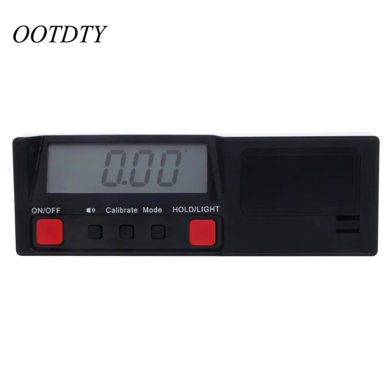 OOTDTY Elektroninis Skaitmeninis LCD 360 Laipsnių Inclinometer Kampo Daviklis Matlankis Lygio Langelis Matuoklis Su Magnetic Base