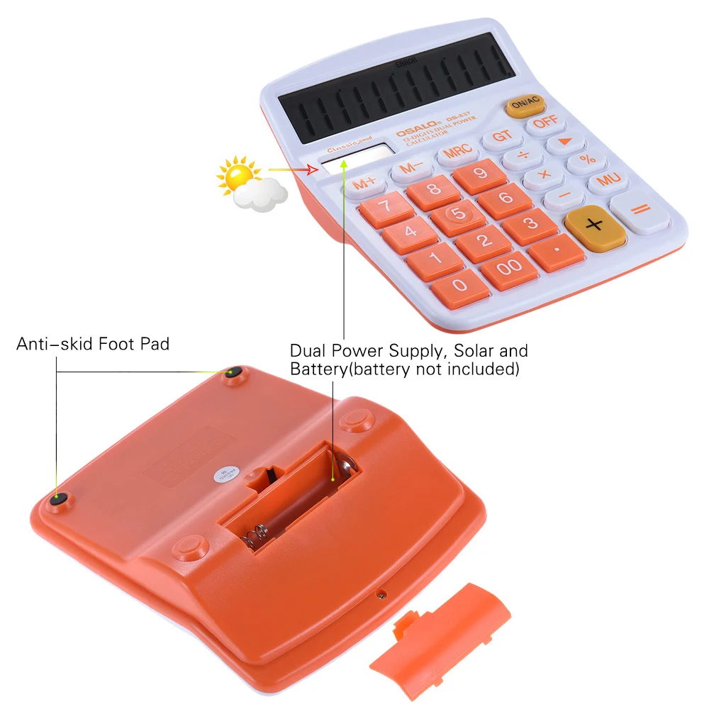 OSALO Mini Calculadora Cientifica Nešiojamą Mini Skaičiuoklė Office Elektroninė Skaičiuoklė Calculatrice už Financeira Mokykla
