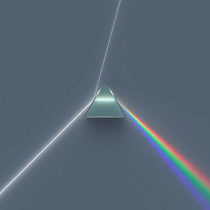 Optinė Prizmė Stiklo Trikampio Triple Prizmę Fotografijos Mokyklos Lab Mokymo Šviesos Spektro Fizikos Kampas Atspindintis