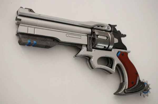 Overwatch McCree Ginklas Taikdarys Cosplay Replika Revolver Prop