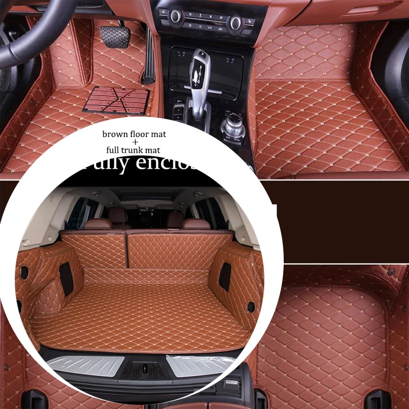 PU Odos Automobilio bagažo skyriaus kilimėlis ir grindų kilimėlis TOYOTA Avalon Avensis Allion Auris Hybrid 