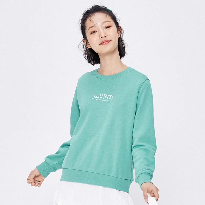 Palaidinukė moterų drabužių 2020 m. rudenį naujų korėjos stiliaus ins patogiai, o kaklo megztinis viršūnes merginos saldus hoodies