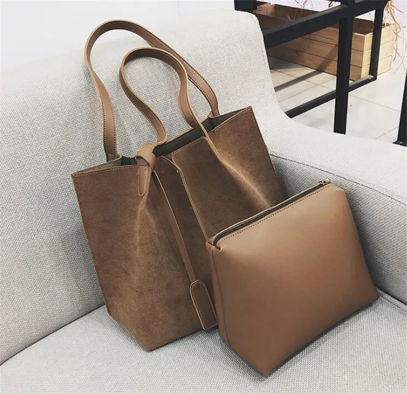 Ponios odos zomšiniai krepšiai nustatyti dydį, pirkinių krepšiai moterų 2020 m. naujų prabangių rankinių Dizaineris atsitiktinis, kelioniniai krepšiai, M236