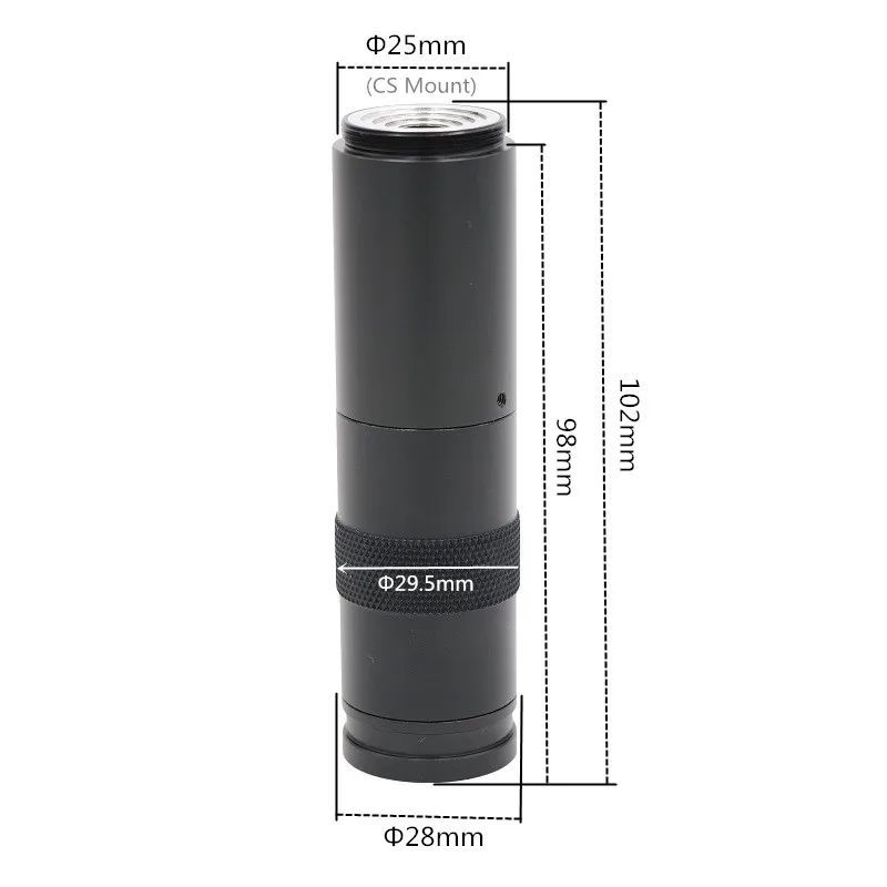 Pramonės mikroskopo vaizdo kamera, C - mount objektyvas stiklo 180X Kamera didinamasis stiklas Didinimo Reguliuojamu Zoom Okuliaro didinamasis stiklas