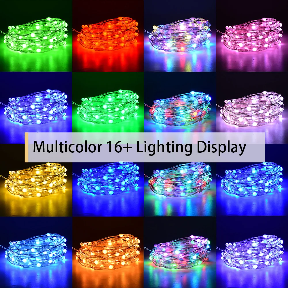 RGB LED Varinės Vielos Šviesos RGBW LED Pasakų String Light 