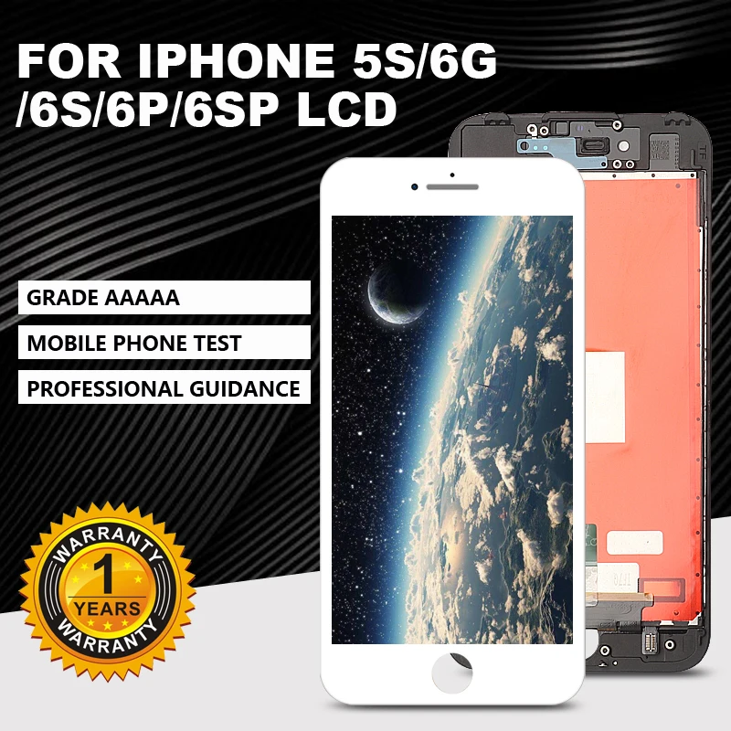 Reitingas AAAA+++ LCD Ekranas iPhone 5 6 6P 6SP Jutiklinis Ekranas skaitmeninis keitiklis Surinkimas. Nėra Negyvų Pikselių+ su Dovanomis