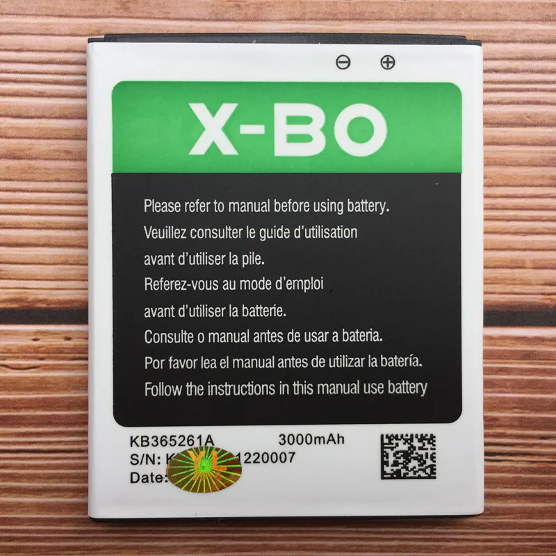 Runboss Originalus, Aukštos Kokybės Baterija KB365261A X-BO V3 V3+ 3000mAh