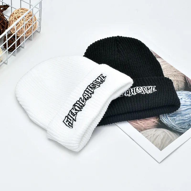 SLECKTON Mados Beanies Skrybėlę Vyrų ir Moterų Žiemą Kepurės Hip-Hop Megzti Kalpokių Šiltas Sporto Skrybėlės Berniukų Slidinėjimo Kepurės variklio Dangčio Unisex