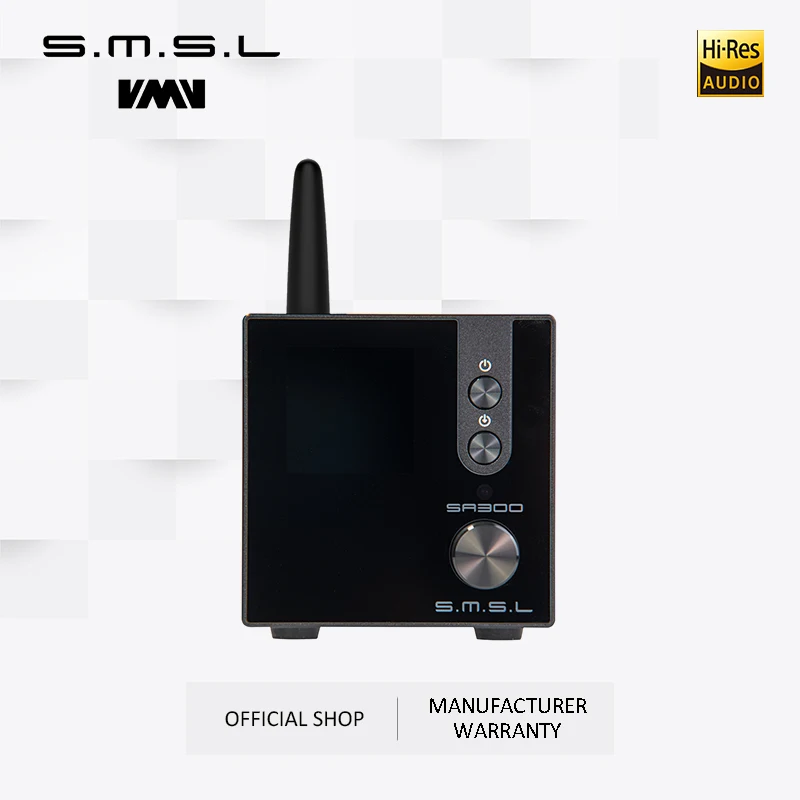 SMSL SA300 HiFi Vairo Stiprintuvas Skaitmeninis Garso Stiprintuvas Bluetooth 5.0 32bit/384kHz žemų dažnių garsiakalbis Su Nuotolinio Valdymo Blue&Red&Black