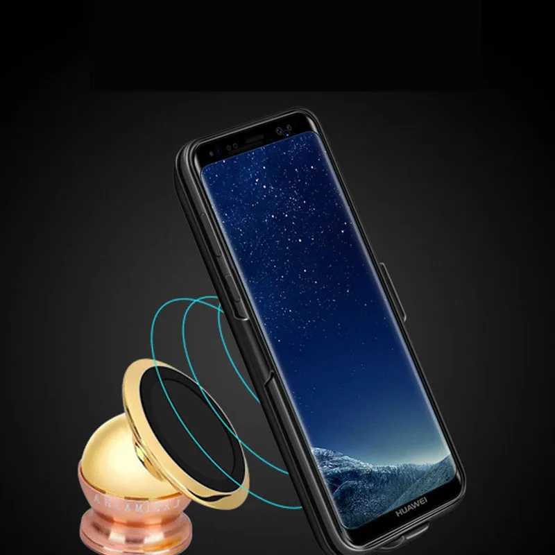Samsung Galaxy S9 S9 Plus Baterijos Kroviklis Atveju 7000mAh Išorės Baterijos Energijos Banko Nešiojamų Įkrovimo Apsaugos Atveju