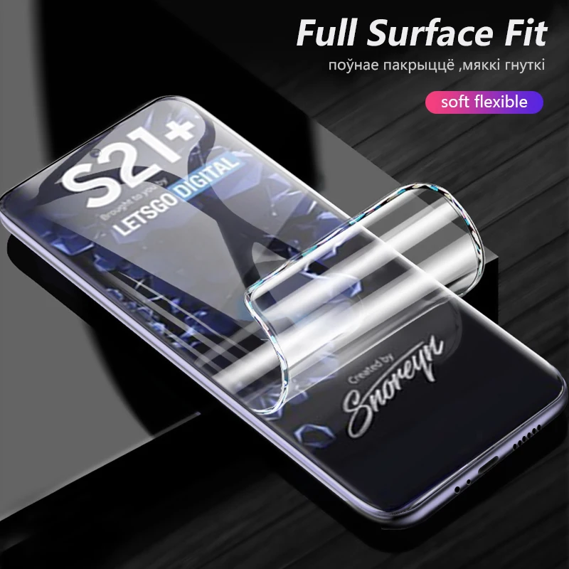 Samsung galaxy s21 Plius Hidrogelio Kino Galaxy s20 s21 ultra telefono Screen protector s 21 pilnas draudimas Filmai 