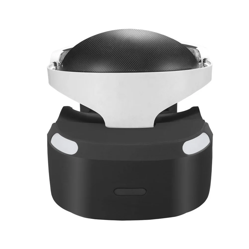 Silikoninės Apsaugos Atveju PS4 VR 3D Žiūrėjimo Stiklo, Silikono Odos PS VR Ausines Padengti PlayStation VR black Silikono cas