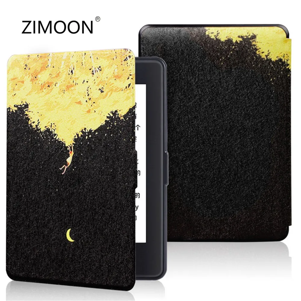 Spausdinti Atveju Amazon Kindle 8 SY69JL 2016 Modelis Van Gogh Dizainas Odos Apversti Smart Cover 