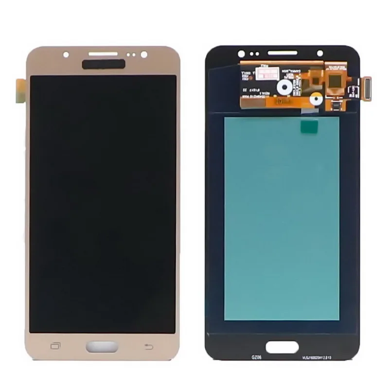 Super AMOLED skystųjų kristalų (LCD Samsung Galaxy J7 2016 J710 J710F J710HJ710M LCD Ekranas Jutiklinis Ekranas skaitmeninis keitiklis Asamblėjos ryškumo reguliavimas