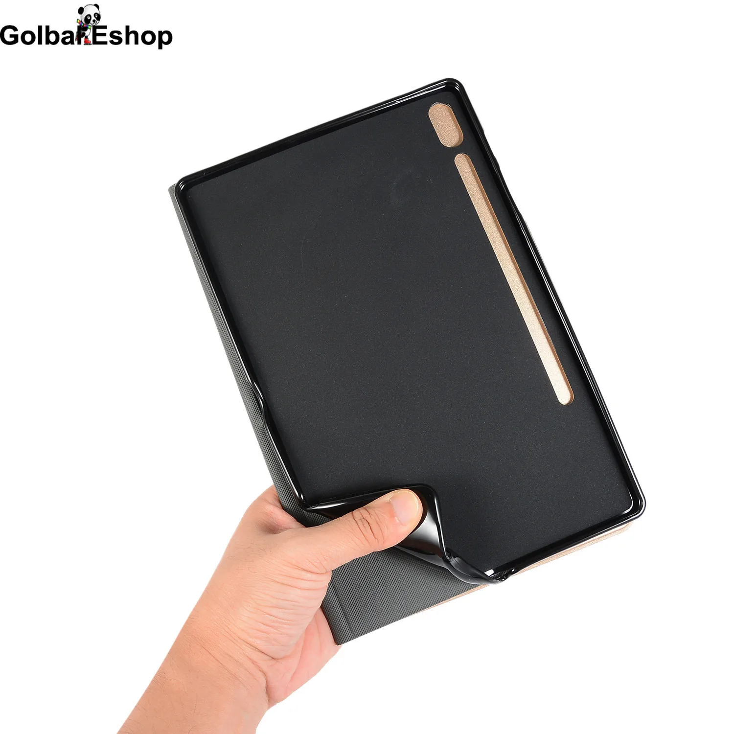 Tablet Case for Samsung Galaxy Tab S7 Plus Slim Folio Stand Tablet Apsauginis Dangtelis skirtas Samsung Tab S7 Plius SM-T970 T975 12.4