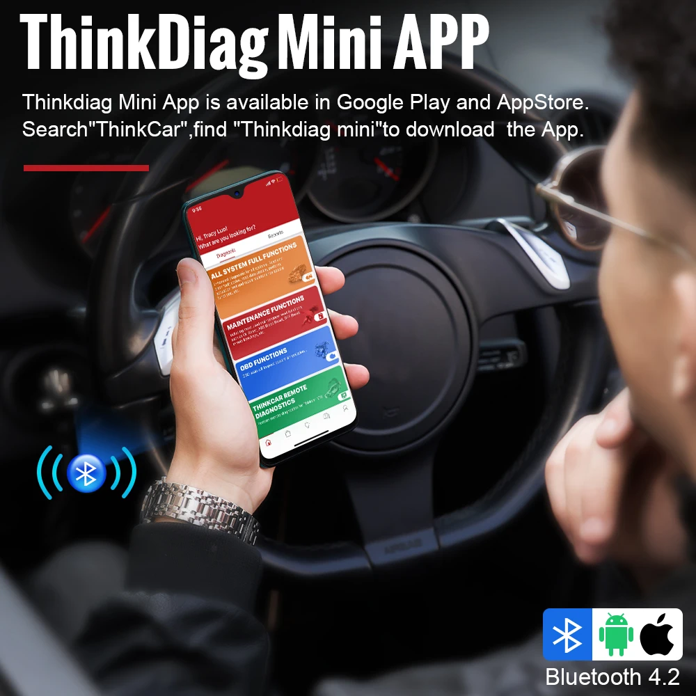Thinkdiag Mini OBD2 Automobilių Skaitytuvą, 