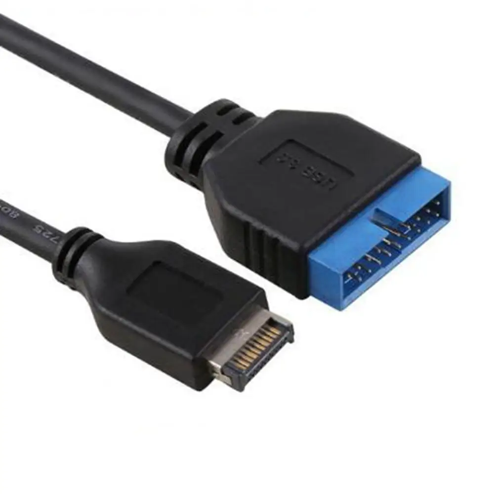USB 3.1 priekinio skydelio jungtis ASUS pagrindinę plokštę su USB 3.0 20Pin jungties prailginimo laido 20cm geriausios kokybės