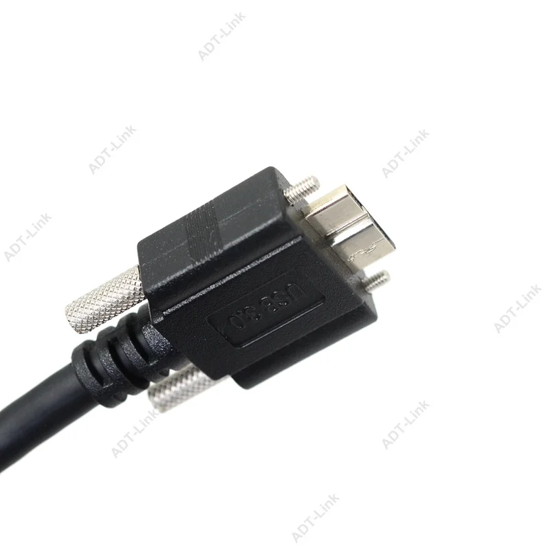 USB Micro B Kabelį su Fiksavimo Varžtais 1m 3m 5m USB 3.0 