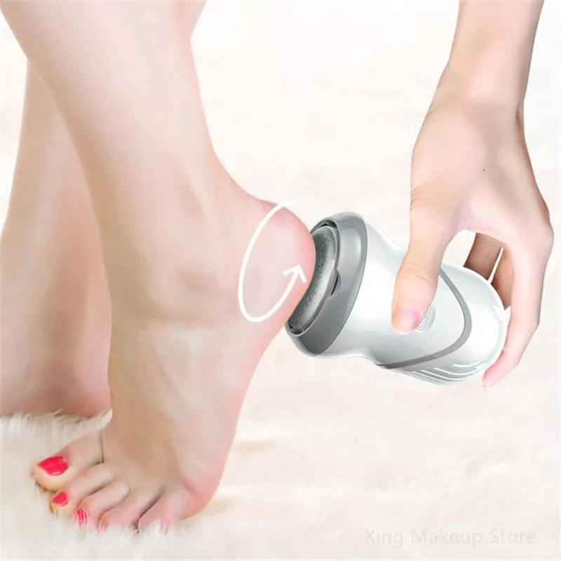 USB Įkrovimo Elektra Foot Massager Koja Failą, Pedikiūro Įrankiai Apvalaus Šlifavimo Galvutė Automatiškai Spragas Pėdų Priežiūros Mašina 30#