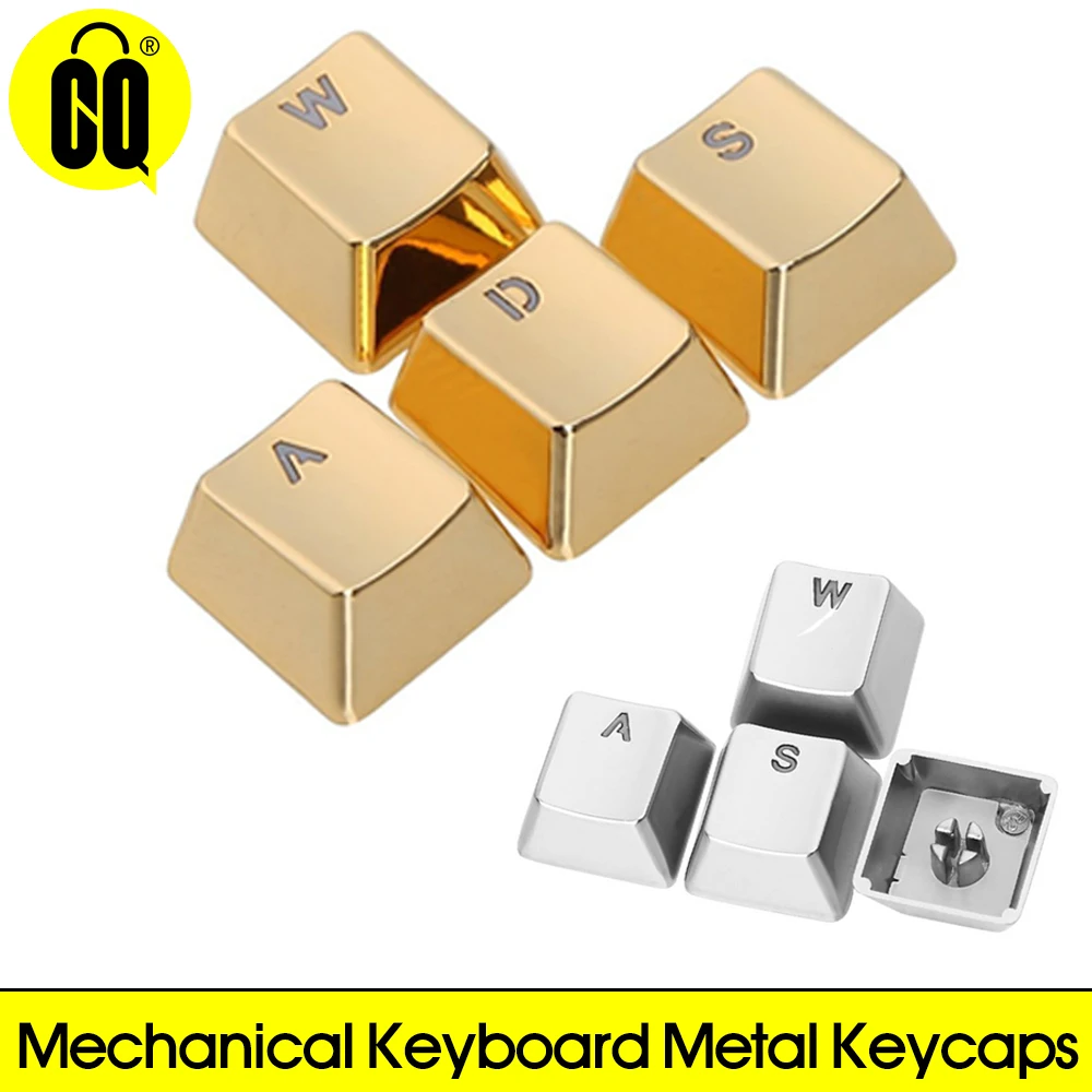 Už Mechaninė Klaviatūra MX Ašis Metalo Keycaps Praeinamas šviesos Paspaudimo WASD ir RODYKLIŲ Cinko Lydinys Pagrindiniai Bžūp Šviesos pralaidumas
