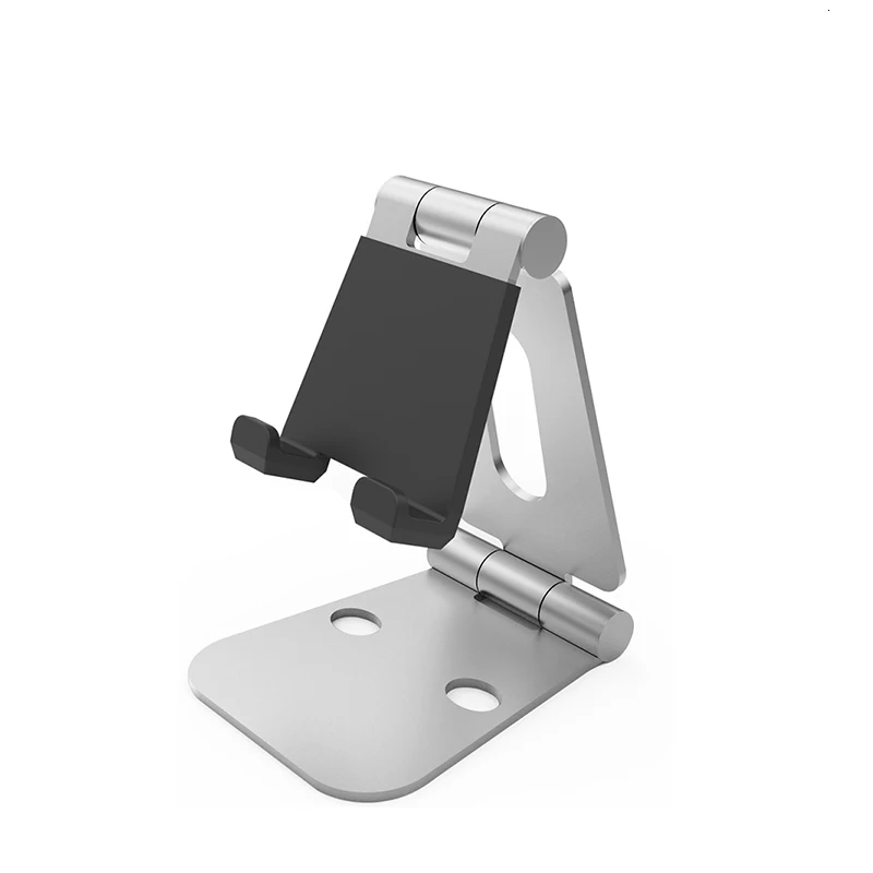 VOGEK Mobiliojo Telefono Stovas Stalinis Laikiklis Tablet Stand du kartus Sulankstyti Metalų, Aliuminio Multi-Kampas Nešiojamų Stovėti Telefoną Laikykite