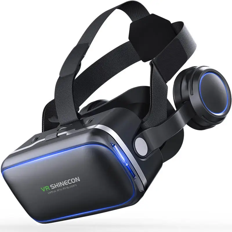 VR Shinecon 7.0 VR Virtualios Rankų įrangos Versija Realybės 360° 3D Akinius, Kartoniniai apsauginiai Akiniai Stereo laisvų Rankų įranga Šalmas Išmaniųjų Telefonų