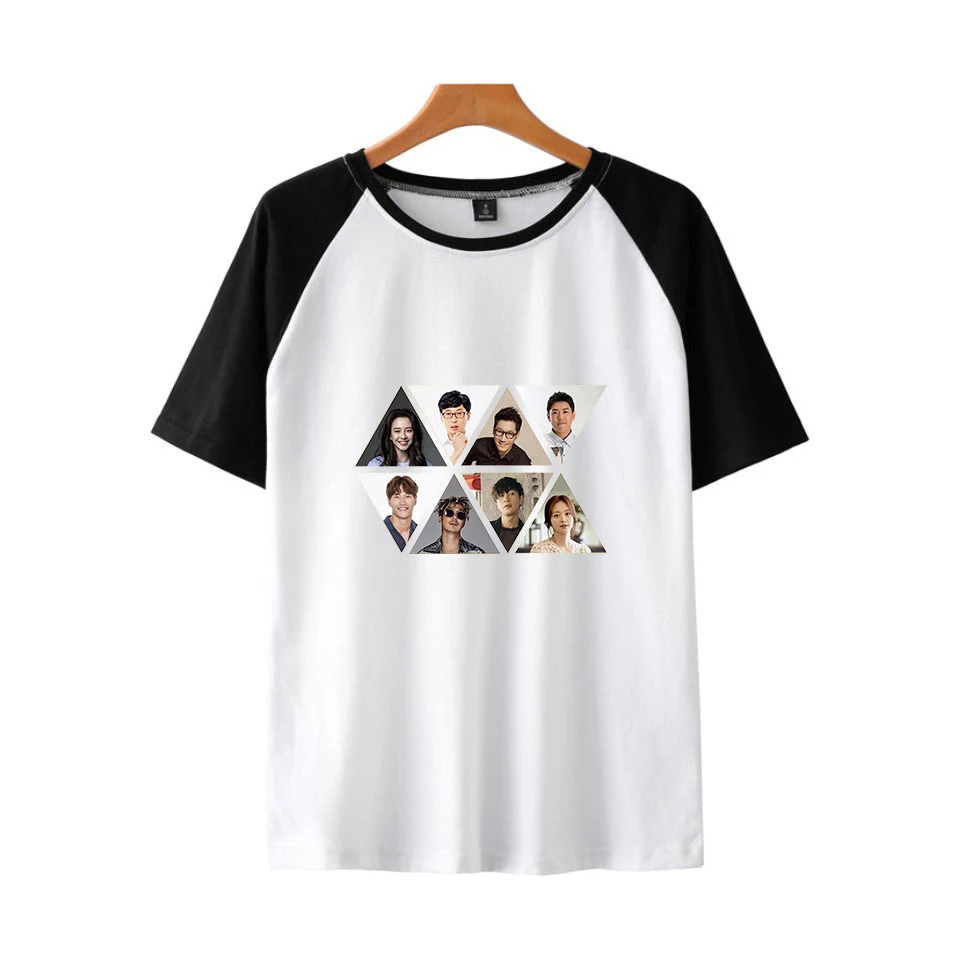 Veikia Žmogus Korėjos TELEVIZIJOS Realybės Šou Užsakymą Raglan T-marškinėliai Moterims/Vyrams Vasaros trumpomis Rankovėmis Marškinėlius Laisvalaikio Drabužių Streetwear