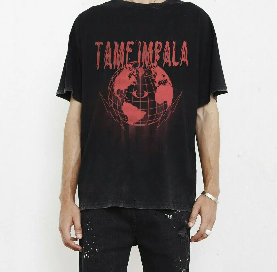 Vinatge Tame Impala Band Albumo Turo Marškinėliai Black Visi Dydis Unisex M462