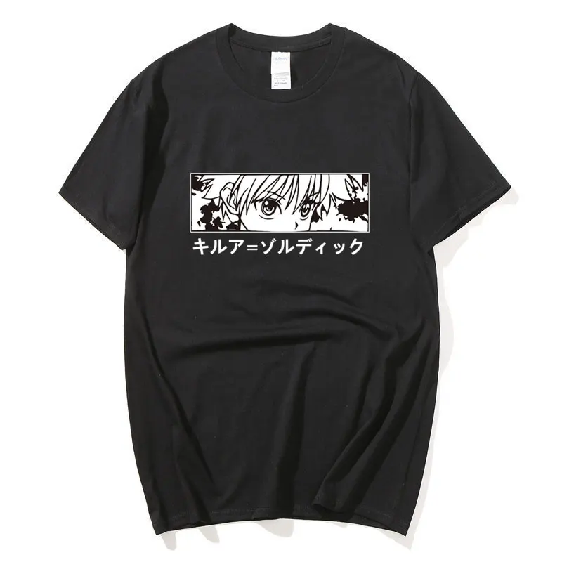 Vyrų Marškinėliai Individualizuotas, Hunter X Hunter Anime marškinėliai Atsitiktinis Marškinėlius trumpomis Rankovėmis Viršuje Tee Plius Dydis Harajuku Streetswear