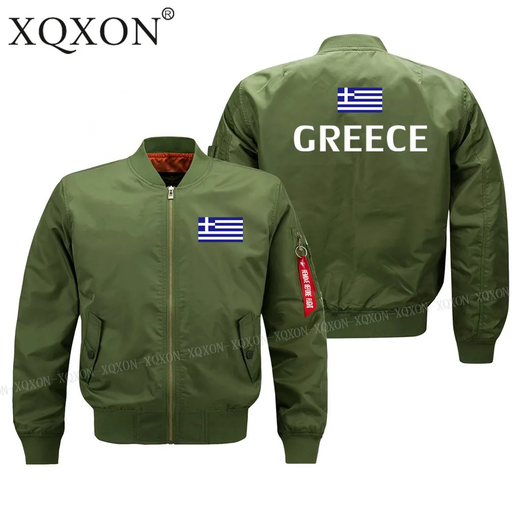XQXON-karšto Pardavimo Graikijos Vėliavos Dizainas Karinės Pilotas Bombonešis Striukė 2020 