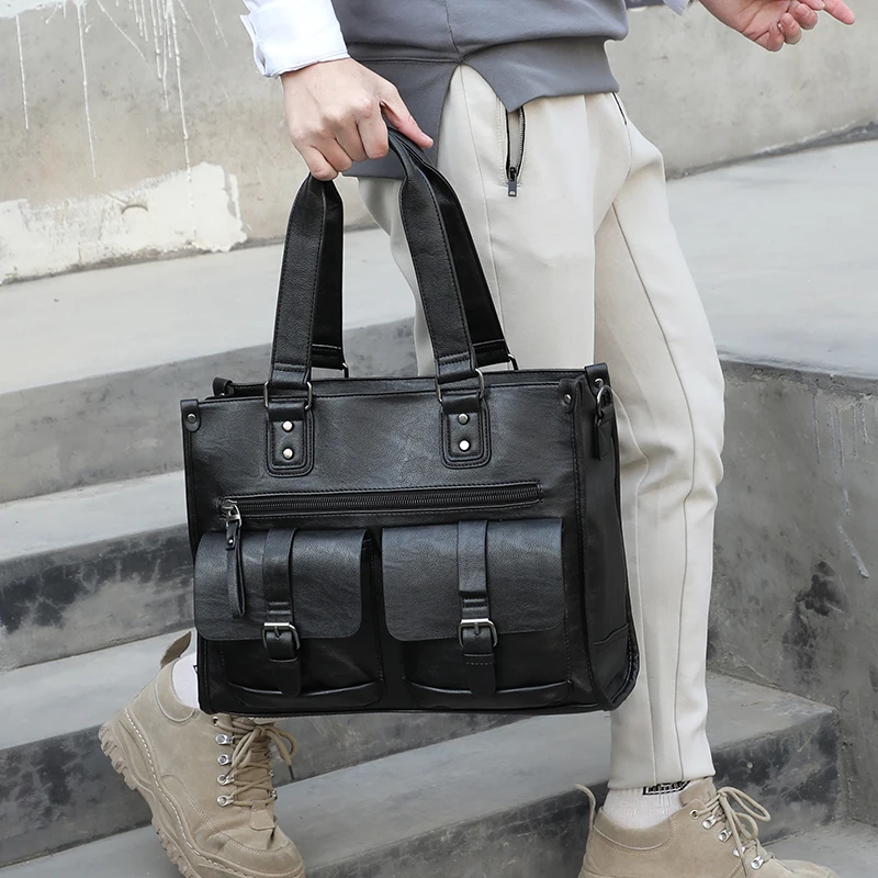 YILIAN Kelionės krepšys vyrų verslo maišelį didelės talpos trumpas atstumas kelionių verslo vieno peties kirsti-įstaiga, krepšys, portfelis
