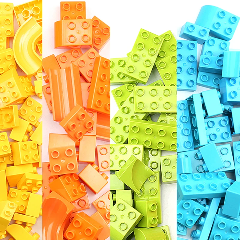 1000g Didelis Dydis Statybinių Blokų Surinkimas Spalvinga Urmu Plytų Suderinama Duploed Blokai Priedai Plytos Žaislas Vaikams