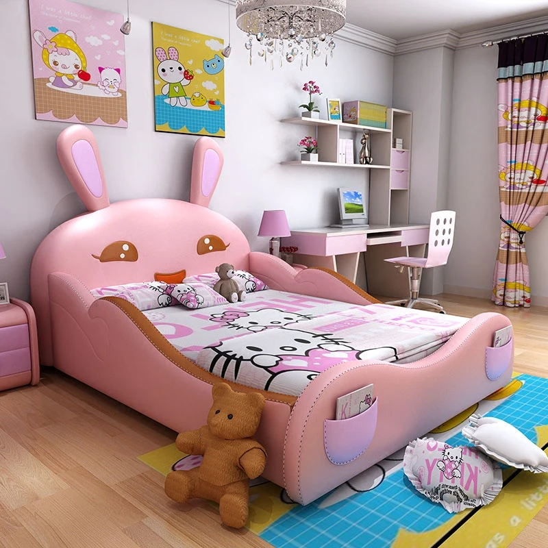 120cmX200cm 4sizes vaikams, miegamojo baldai, modernią karališko dydžio dvigulė lova rėmas su 3 spalvos pasirinktinai
