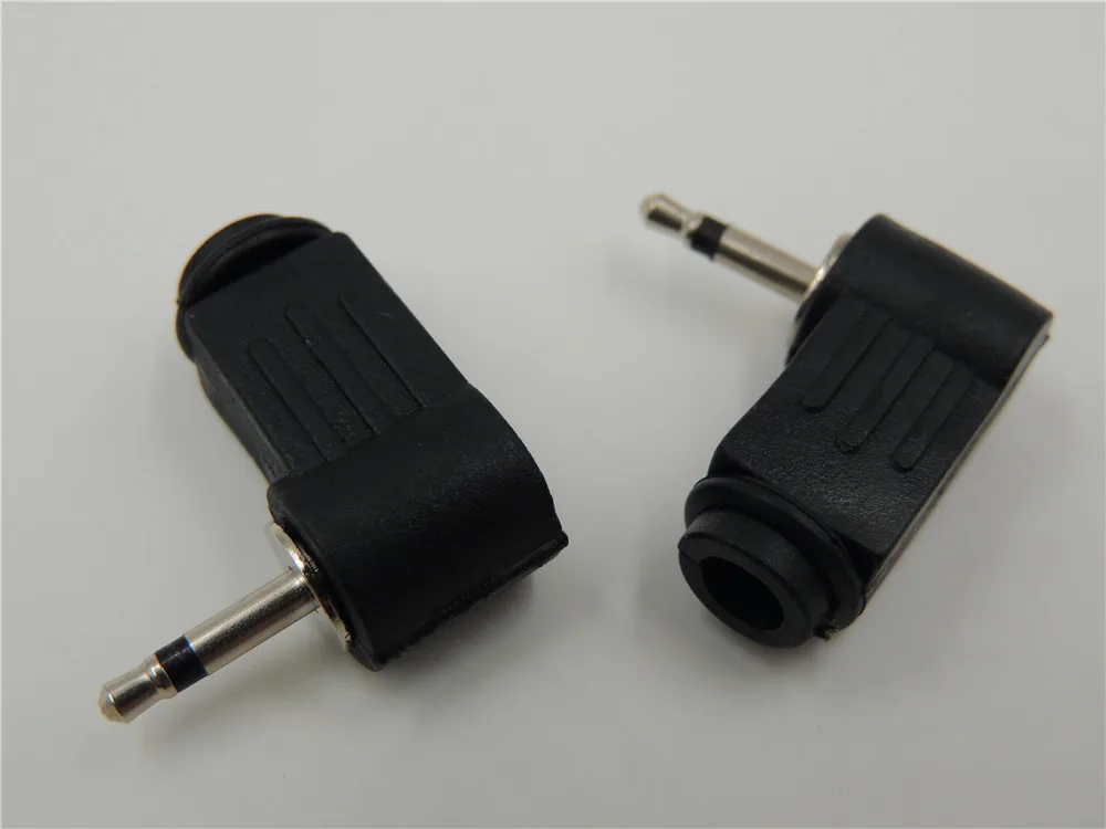 2,5 mm 3,5 mm Mini Jack, stačiu Kampu 90 Laipsnių Mono, 2 Polių, 3 Polių Vyrų stereo TRS Plug Lydmetalis Audio Jungtis