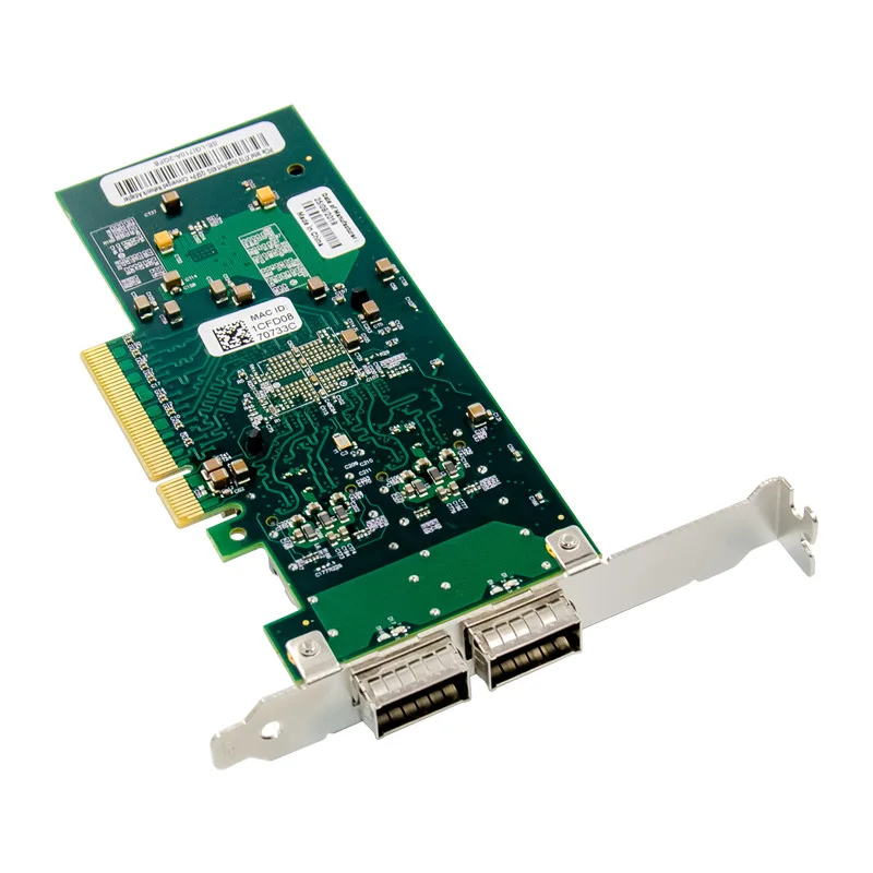 2 Port PCIE X8 40Gbps Optinio Pluošto SFP pcie Lan kortelės Lustas 