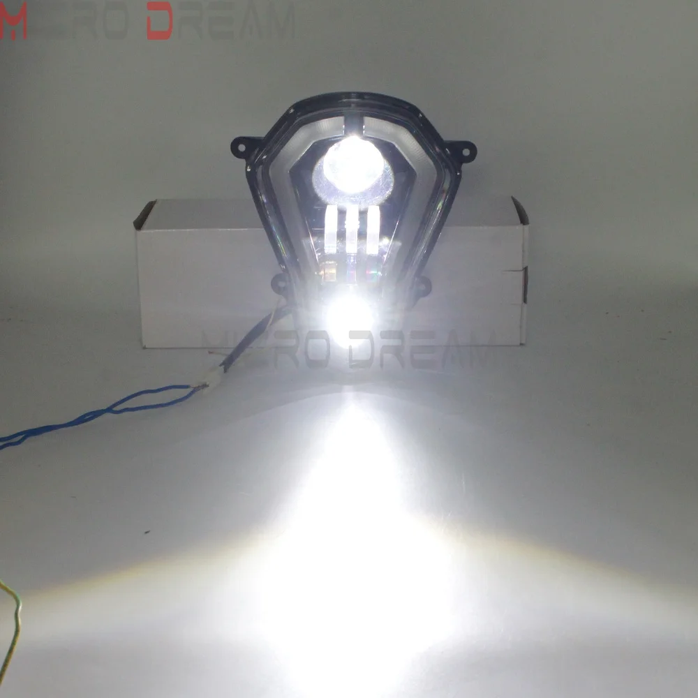 2011-2019 Projekcija LED priešakinių Šviesų Pakeisti Kit, Hi/Low Beam Halo Žiedas DRL Posūkio Signalo 125 200 250 390 Modeliai