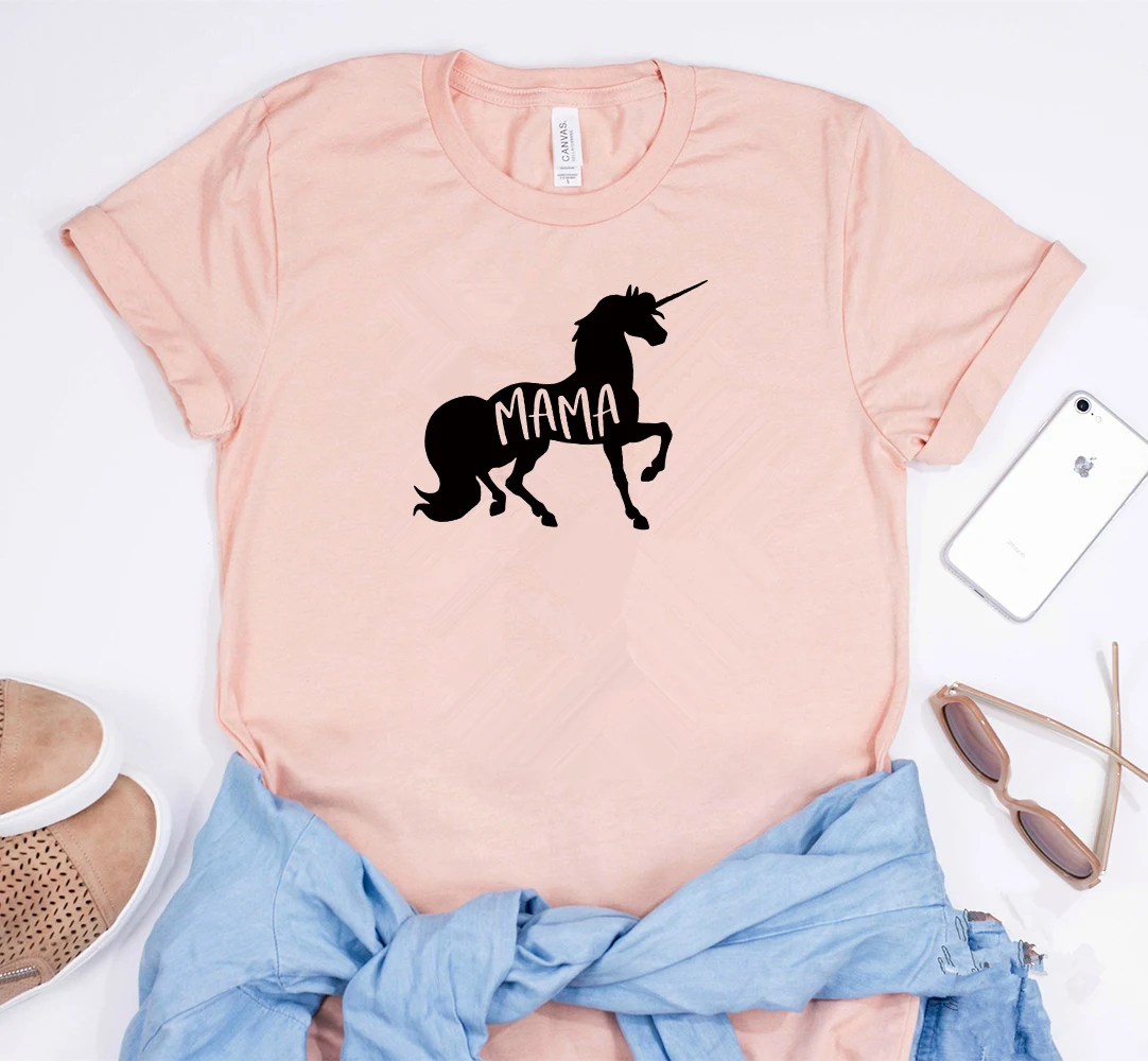 2019 Vienaragis Mama Marškinėliai Juokinga Mama Marškinėliai Stebuklinga Mama Vienaragis marškinėlius Cool Mama, T-Shirt