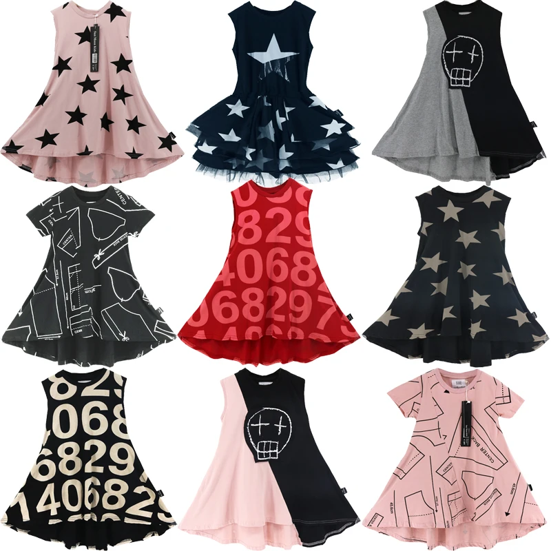 2020 Naujų Mergaičių Suknelės Prekės Vasaros Atsitiktinis Vaikams Drabužių Medvilnės Vaikų Kostiumas Šalis Princesė Suknelė