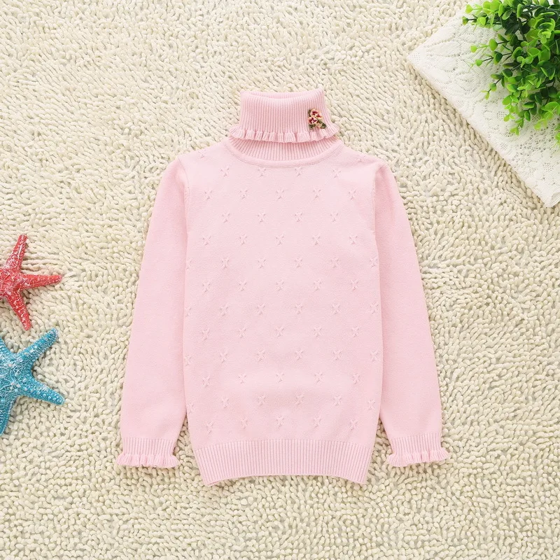 2020 m. žiemos mergaičių megztiniai vaikams žiemos medvilnės džemperis vaikams drabužių 4-12 metų 13316