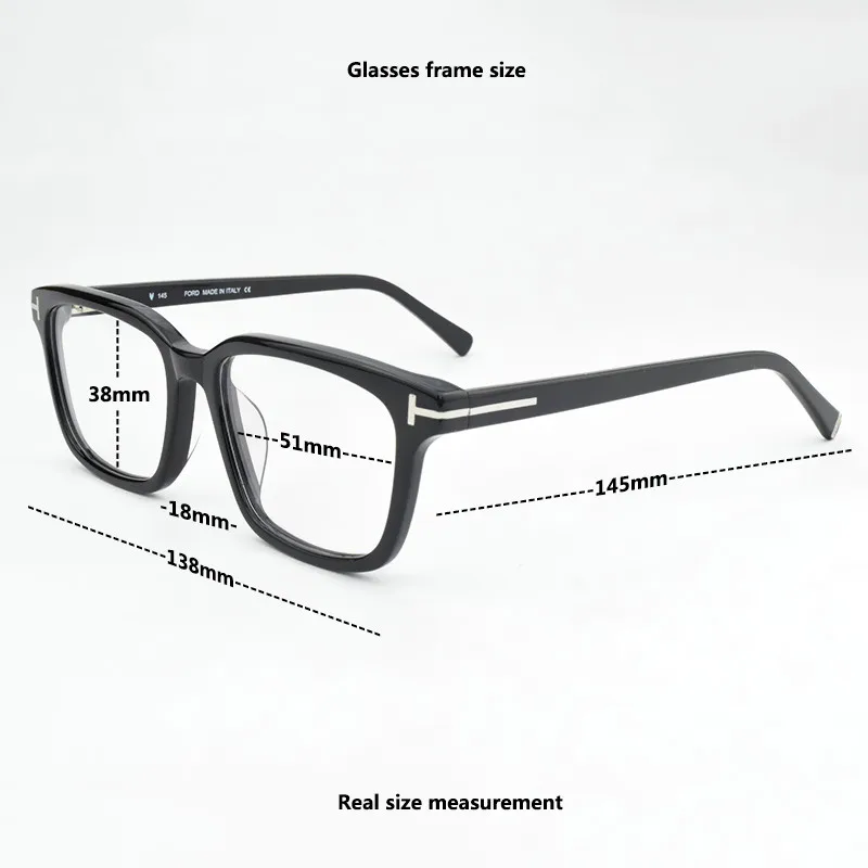 2021 Prekės aikštėje optiniai akinių rėmeliai vyrų Retro akiniai kompiuterio trumparegystė, akių akinių rėmeliai moterų akinių FT5661-B