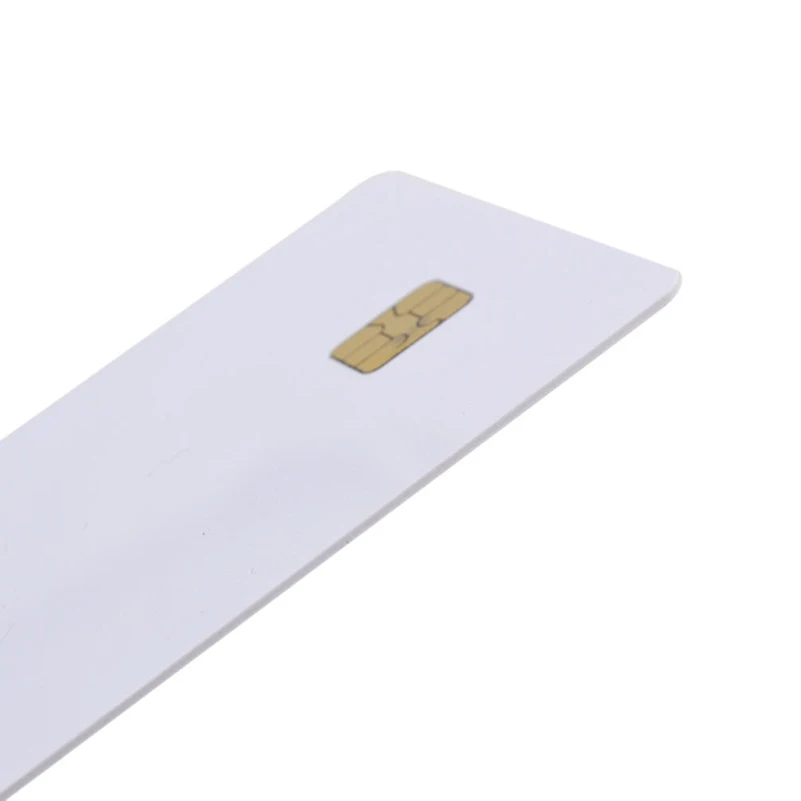20pcs/50pcs/100vnt balta PVC kortelė su SEL 4442 chip susisiekti IC kortelės kontaktų smart card