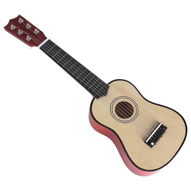 21 Colio 6-String Mažas Mini Gitara Liepų Gitara su Pick Stygos Muzikos Instrumentai Žaislas Vaikams, Vaikų Dovanų