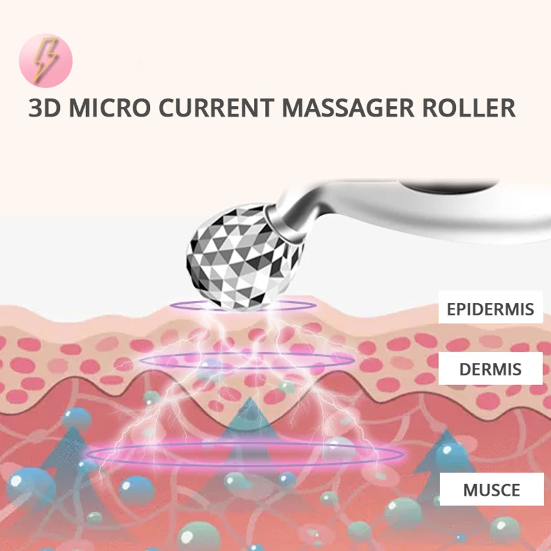 3D Roller Veido Massager Face Lift Roller Massager Y Formos Sukasi Raukšlių Pašalinti Sugriežtinti Odos Priežiūros V Veido Kėlimo Grožio Priemonės