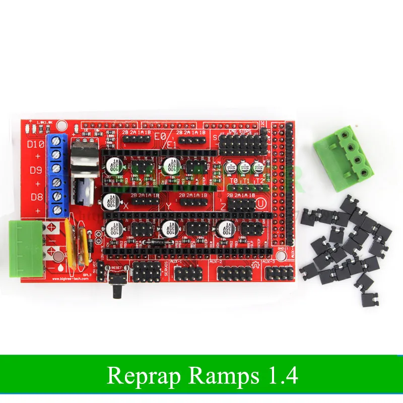 3D spausdintuvo dalys, Reprap Rampos 1.4, valdymo skydas, išplėstinis valdybos, A4988,Reprap Mendelio Prusa I3