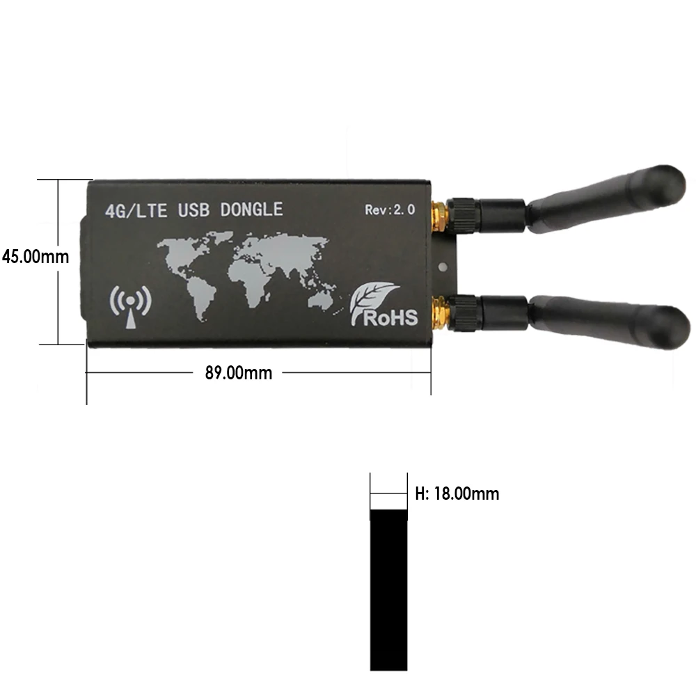 4G LTE Dongle Įrengta EB25-AS Mini PCIe Modemo Pramonės Mini PCIe į USB(Type-C) Adapteris W/SIM Kortelės Lizdas